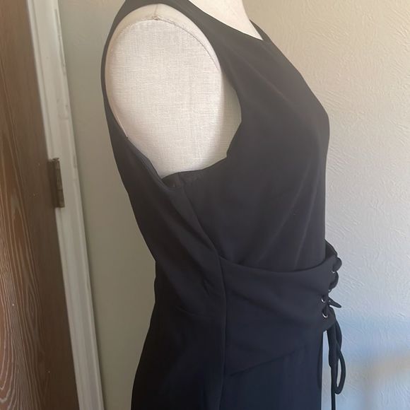 Lulu's Black Midi Dress Large NWT - Picture 13 of 14